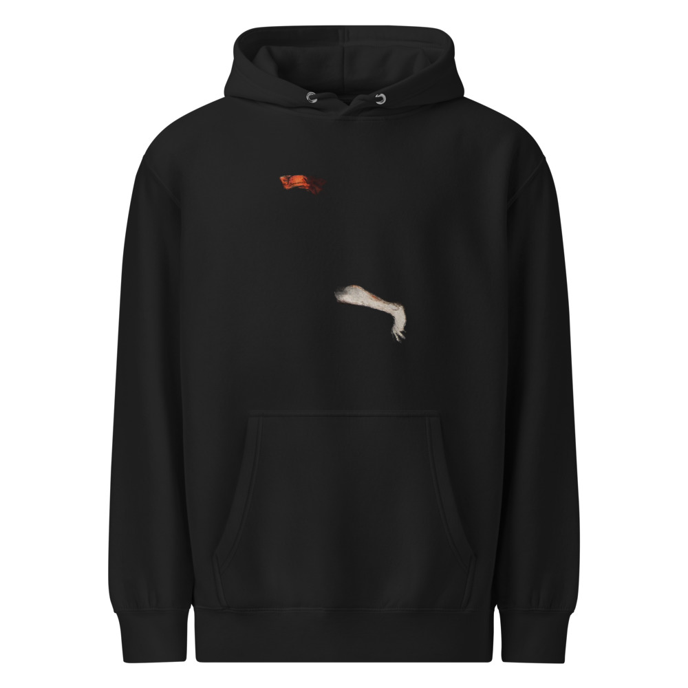 Donkey Rider on Obsidian Pullover Hoodie