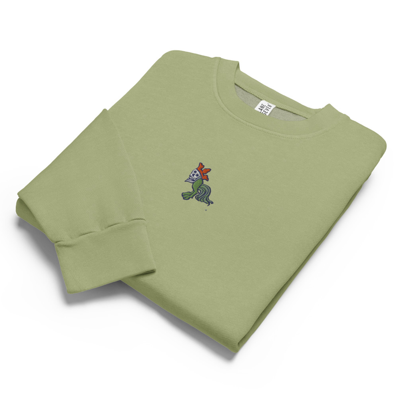 Skullhaunch embroidered sweatshirt